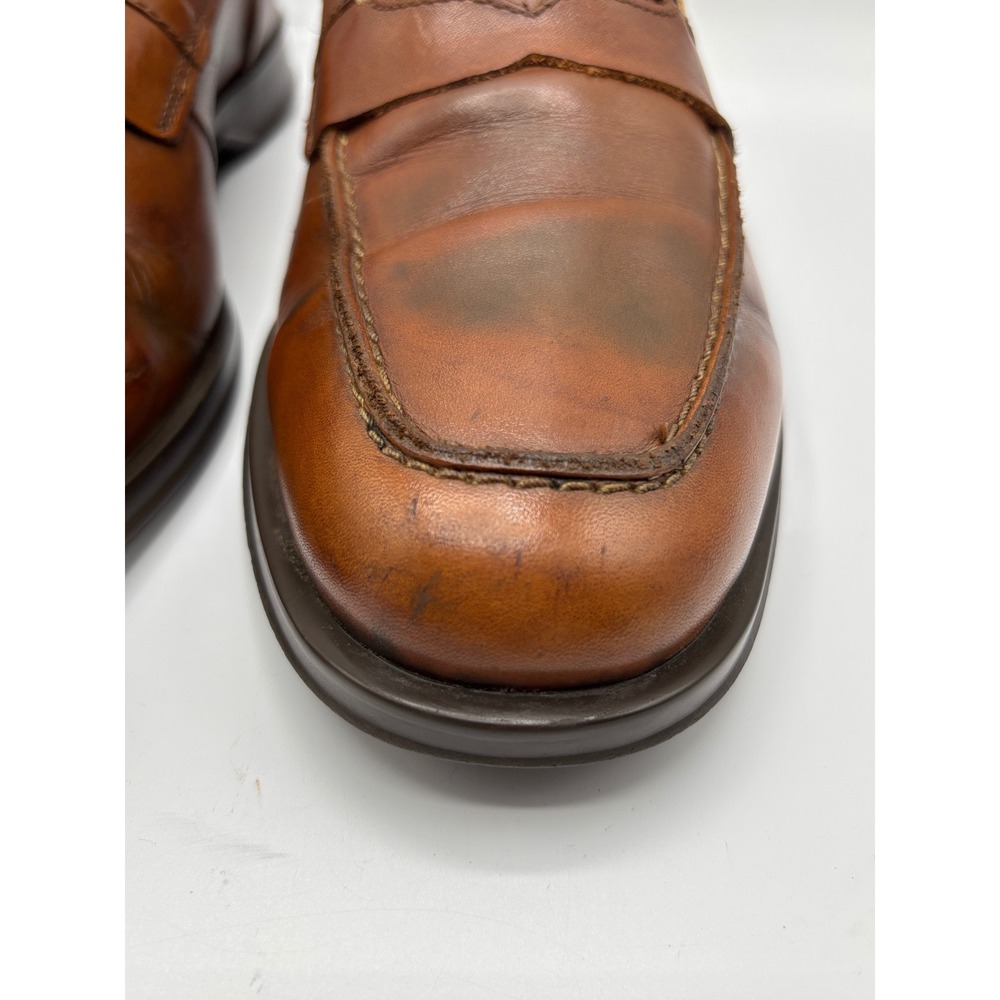 Cole Haan Grand.OS Men's 10 M Brown Leather Penny Loafers Dress Casual Shoes - Picture 9 of 16